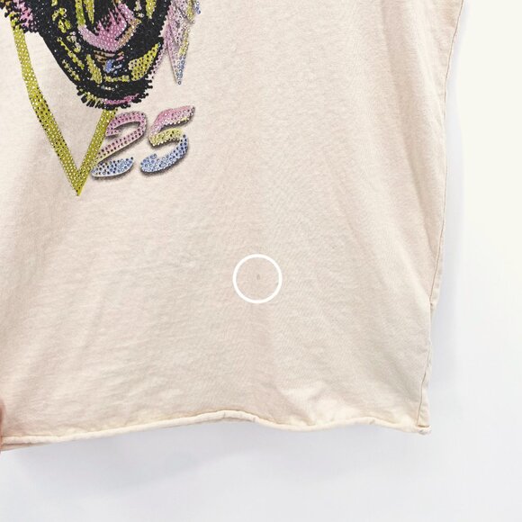 Zadig & Voltaire Cream Graphic Tank Top - Picture 3 of 10